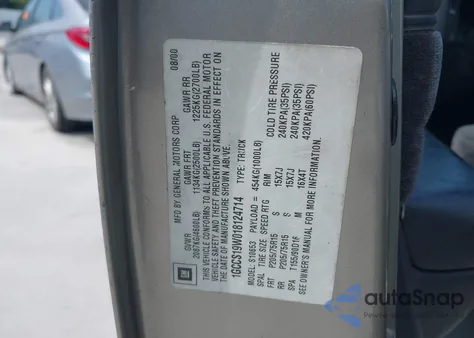 2001 Chevrolet S-10 Ls из США, поврежденный, VIN 1GCCS19W018124714